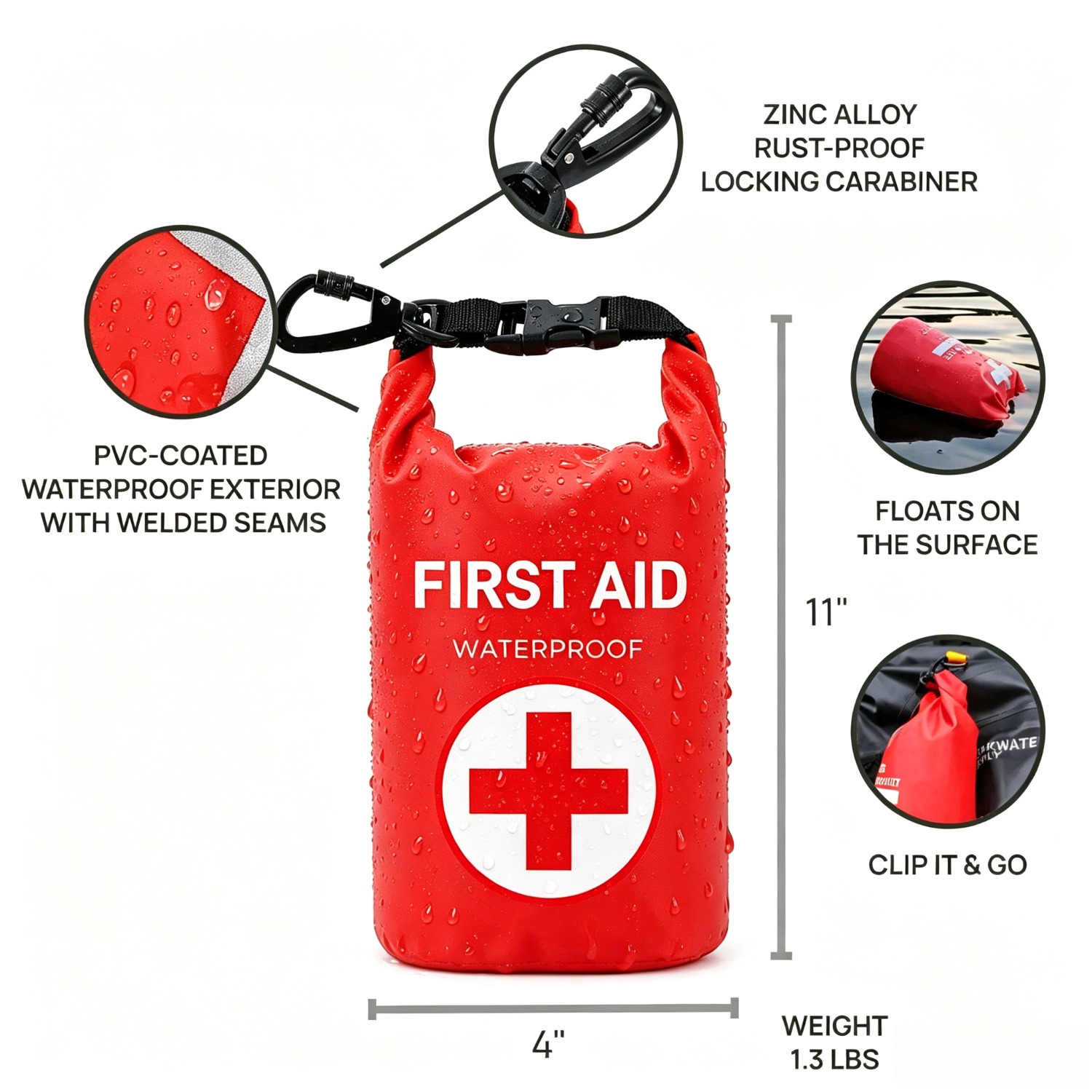 2L Waterproof First Aid Bag Ro - Fishing Kayak Sit On Top review and price